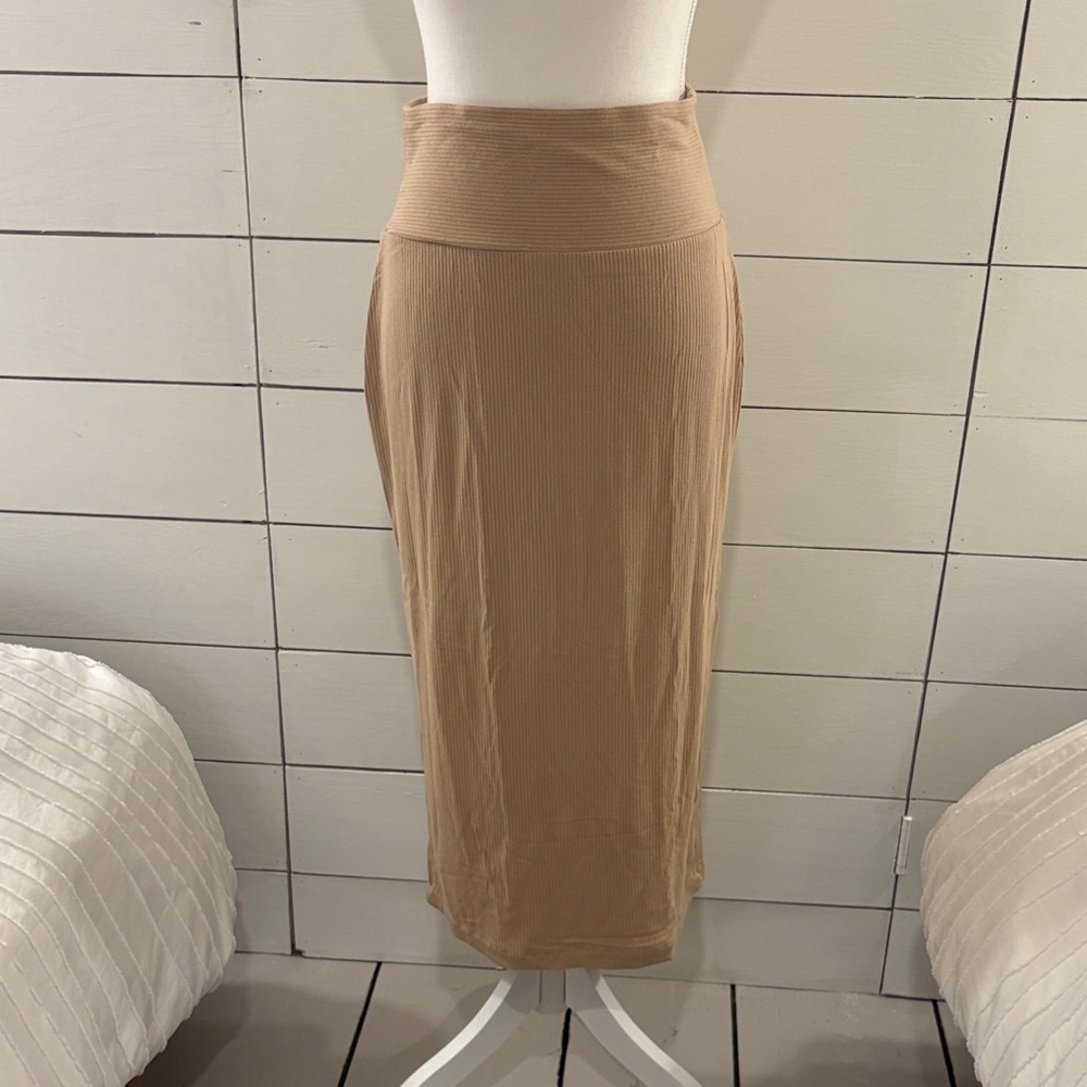 Dynamite Tan Pencil Skirt